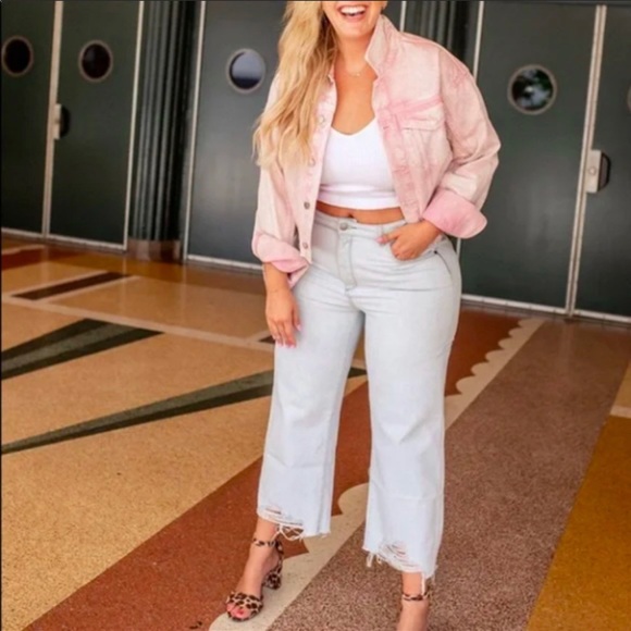 DL1961 Hepburn High Rise Wide Leg Palermo Cropped - Picture 3 of 9